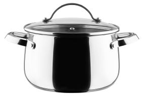 Каструля Vinzer Culinaire 50168, 7 л, 24 см, з нержавіючої сталі з кришкою, для всіх типів плит