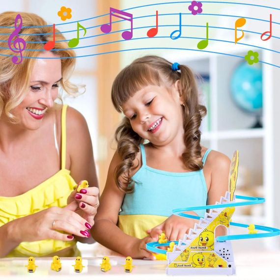 Интерактивная игра для детей Утиная гоночная трасса, Small Duck, от батареек / Развивающая игрушка для детей | Зображення 1