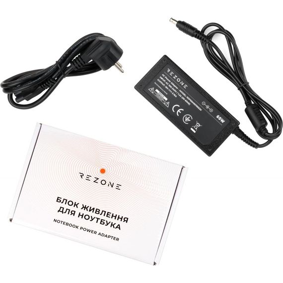 Блок живлення до ноутбуку Rezone Samsung 60W 19V 3.16А 5.5*3.0 (RZPSSM60195530) | Зображення 3