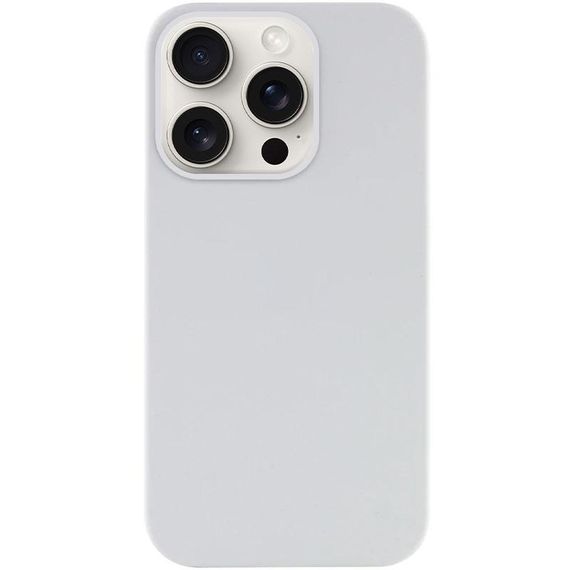 Чохол Silk (AA) NO LOGO with Magnetic Fit для Apple iPhone 15 Pro Max (6.7") Білий / White