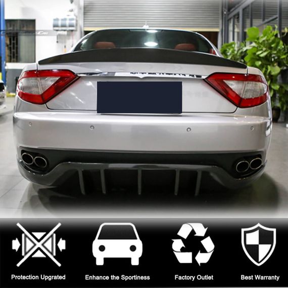 Спойлер (Купе, 2007-2011, Карбон) для Maserati GranTurismo рр | Зображення 1