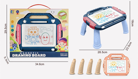 Магнітна дошка для малювання на ніжках DIY Toys