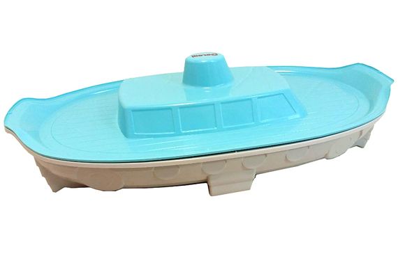 Пісочниця 03355/4 "Кораблик" сіро-бірюзова DOLONI