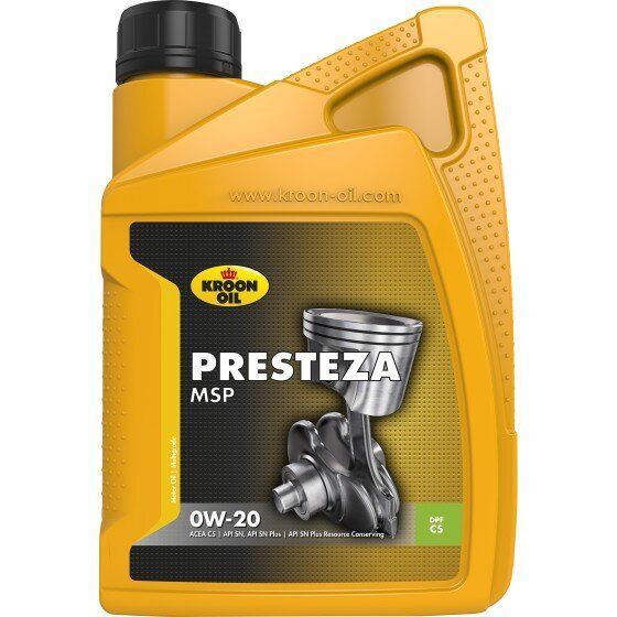 Моторна олива KROON OIL 0W-20 Presteza MSP 5л.