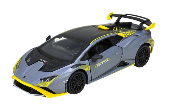 Машина металева 68716AB/AG 1:32"Lamborghini STO",батарейка, світло, звук, відкрив. двері, у короб.18x9x8 см АВТОПРОМ | Зображення 1