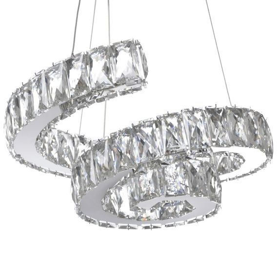 Люстра светодиодная подвесная для холла 44W WW+NW+CW RM CH (BR-982S/1) | Зображення 2