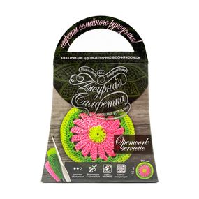 Комплект для творчества своими руками "Ажурная салфетка" SL-01-11