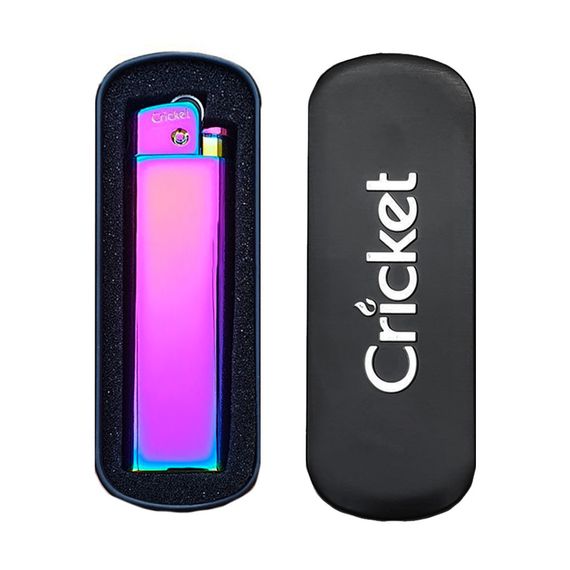 Металева Газова Запальничка Cricket Deluxe Turbo Icy | Зображення 1