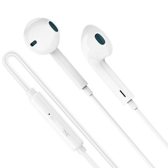 Навушники Borofone BM100 Fuente universal with microphone (Type-C/1.2m) White | Зображення 1