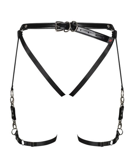 Гартери Obsessive A762 HARNESS Black XL/XXL Sex Aura | Зображення 4