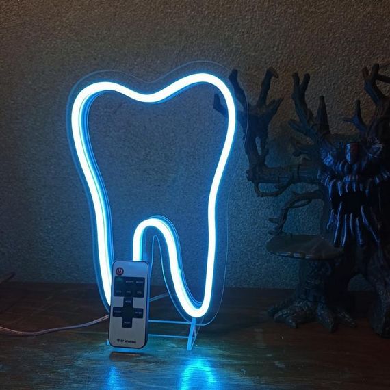 Неоновий світильник Зуб 190х270 acr-n000057