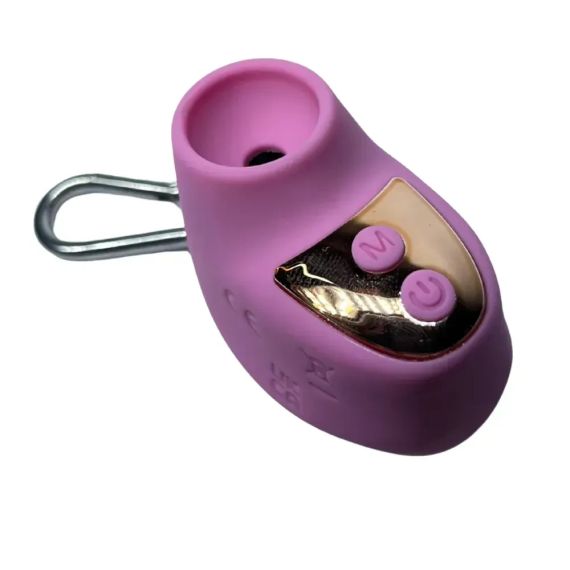 Брелок-вакуумный вибростимулятор для клитора Passion Play, 10 режимов + 3 стимуляции, розовый sexstyle | Зображення 3