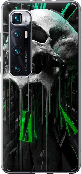Чехол на Xiaomi Mi 10 Ultra Череп-часы "4100u-2064-17620"