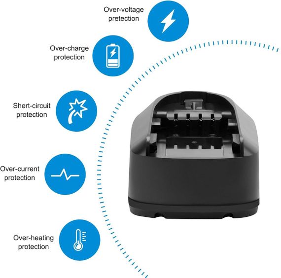 Акумулятор BURGARDEN 18V 3.0Ah Li-ion для електроінструментів Bosch PSB, PSR, PSM, PST, Uneo Maxx 3000mAhАккумулятор BURGARDEN 18V | Зображення 2