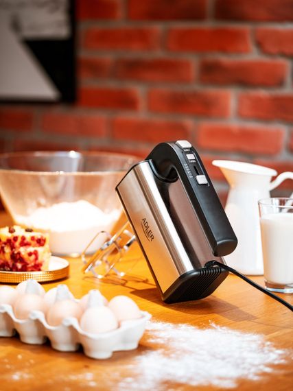 Миксер ручной Adler AD 4225, кухонный миксер 800 Вт, 5 скоростей, Turbo, насадки для теста и крема | Зображення 3