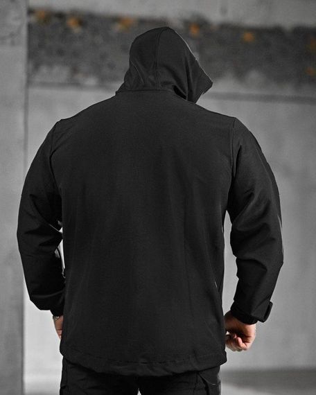 Летний эластичная тактический костюм agony черный НП4880 | Зображення 7