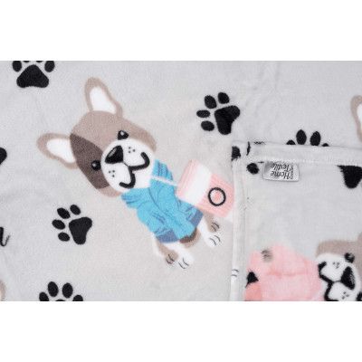 Плед Ardesto Flannel бульдоги 160х200 см (ART0112PB) | Зображення 4