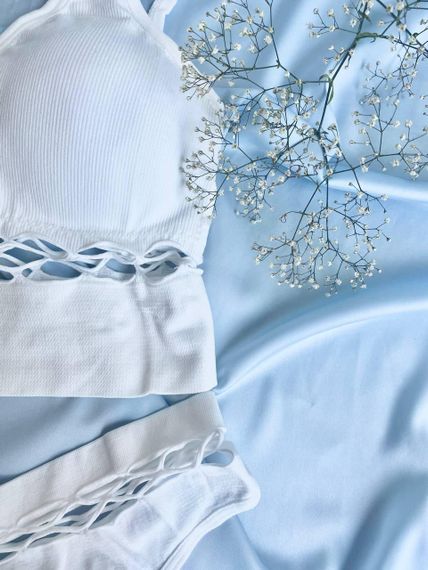 Женский комплект нижнего белья 2429/1 XL Белый | Зображення 5