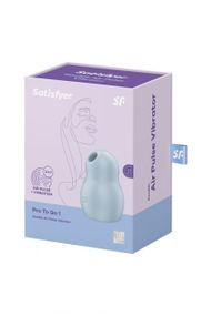 Вакуумний вібратор PRO TO GO1 blue Sex Aura