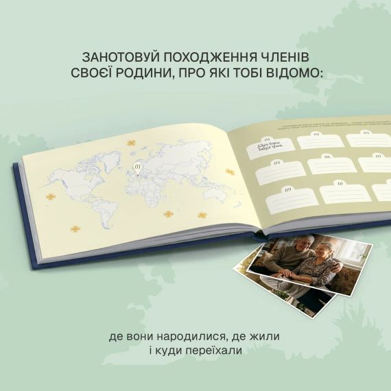 Фотоальбом «Дерево моего рода» синий | Зображення 6