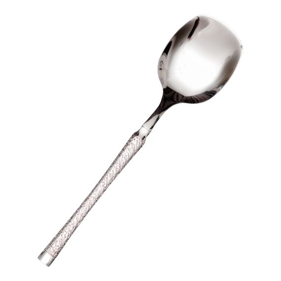 Ложка сервірувальна з нержавіючої сталі  25,5×6 (см) велика ложка для подачі страв HP-8-48