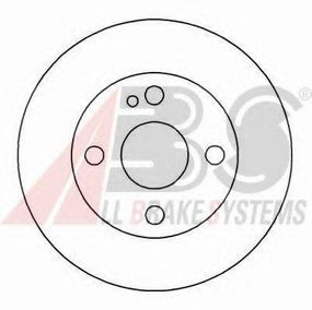 Диск гальмівний MAZDA, передн. (вир-во ABS) A.B.S. 16148 на MAZDA 323 IV (BG)