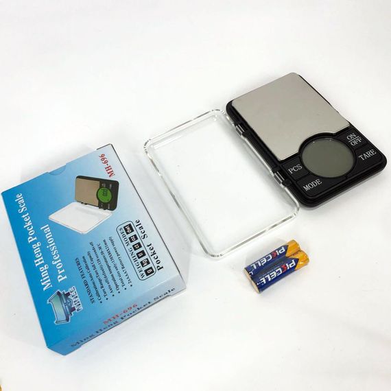Ваги ювелірні Ming Heng Pocket Scale Professional MH-696 на 600 г, точні JX-103 електронні ваги | Зображення 2