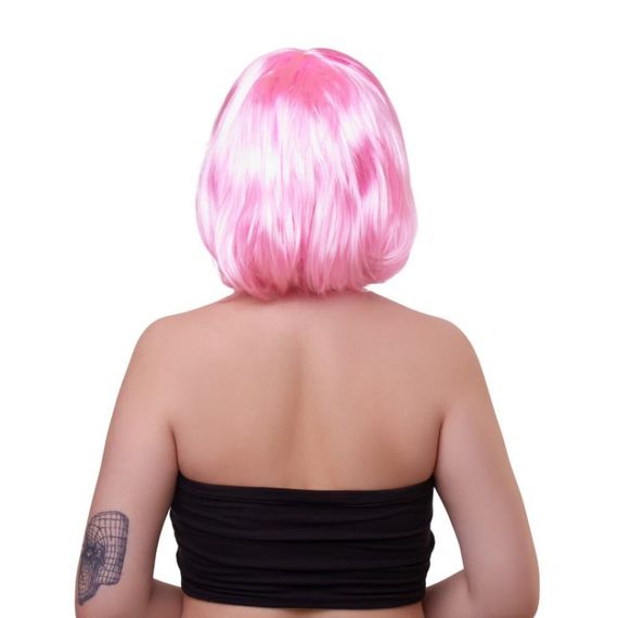 Перука каре з чубчиком Fetish Hair, рожевий, 25 см | Зображення 2
