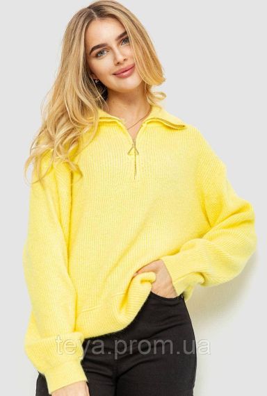 Светр жіночий vz, колір жовтий, розміри S, One e, One Size FA_008182
