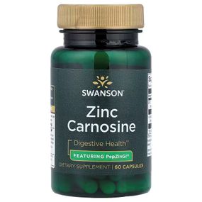 Цинк Карнозин Swanson Zinc Carnosine, 60 Capsules