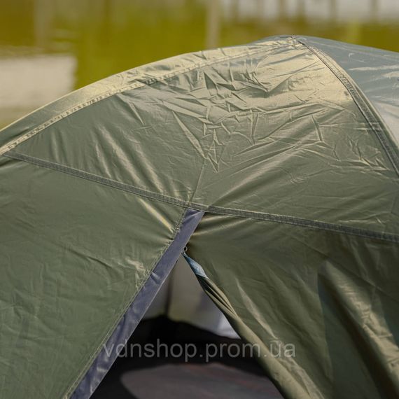 Палатка двухместная 210×160×120 (см) кемпинговая туристическая LU-017 Хаки | Зображення 6