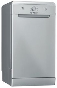 Посудомийна машина Indesit 10 комплектів, A+, 45 см, сріблястий (DSCFE1B10SRU)