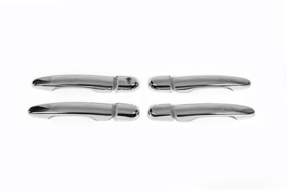 Накладки на ручки (4 шт, нерж) для Hyundai Tucson JM 2004-2024 рр | Зображення 6