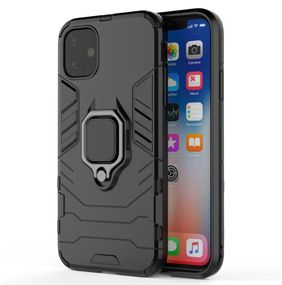 Чехол бампер Primolux Ring Armor для Apple iPhone 11 - Black