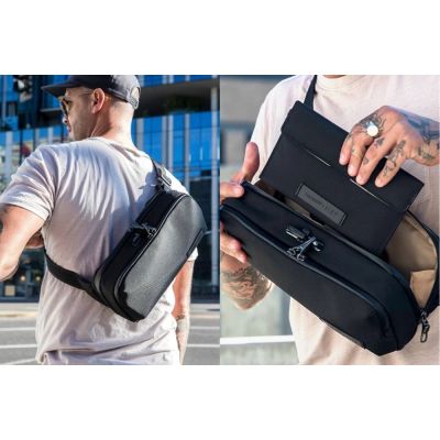Сумка Pacsafe x SLNT pocket sling Черная (83102100) | Зображення 2