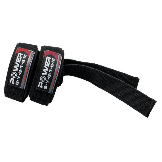 Лямки для тяги Power System PS-3400 Power Straps Black/Red