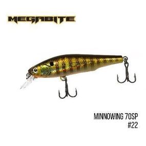 Воблер Megabite  Minnowing 70 SP (70 mm, 6.5 g, 1 m) (22)