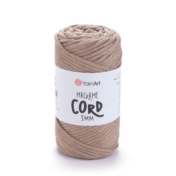 Пряжа Macrame Cord 3 mm № 750 (Макраме Корд), 250 г, 85 м — Бавовняний шнур для в’язання та макраме 768
