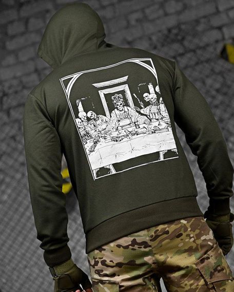 Тактична худі MAKLIN вечеря олива ДЛ7071 | Зображення 4