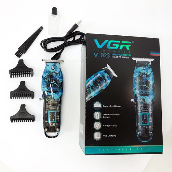 Тример для волосся портативний VGR, Машинка для стрижки волосся з регульованою насадкою IT-91 | Зображення 2