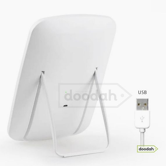 Настільне Led дзеркало із підсвічуванням для макіяжу CARPRIE NZ520 / 1200 мА/год / 525 люмен / 23*16 см | Зображення 2