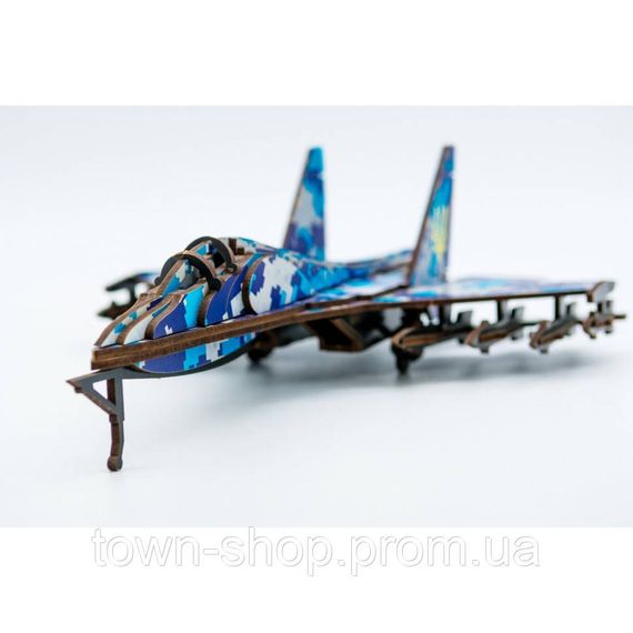 Деревянный 3D конструктор "МИГ-29" Арт-00654, 94 детали | Зображення 4