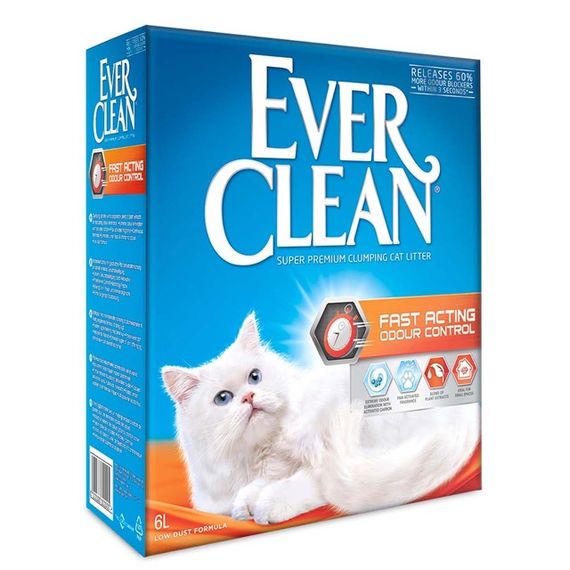 Бентонитовый наполнитель Ever Clean Fast Acting Odour Control 6 л