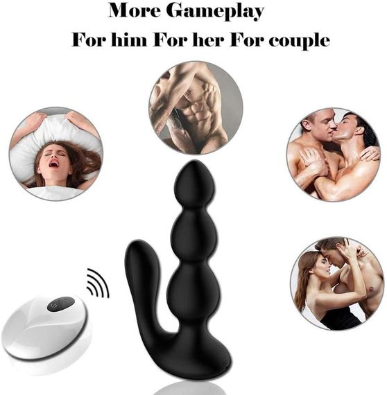 Анальна пробка - Anal Beads, Remote Controler | Зображення 4