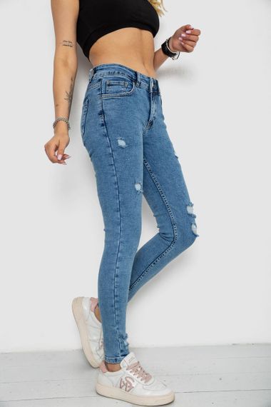 Джинси жіночі Skinny, колір блакитний, 182R1414 | Зображення 2