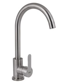 Змішувач для кухні Brinex Pure 015F U-образний Nickel BRIPUR015FNKL