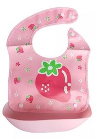 Слинявчик зі знімною кишенею Bear, блакитний, рожевий, жовтий, зелений, набір 4 шт.