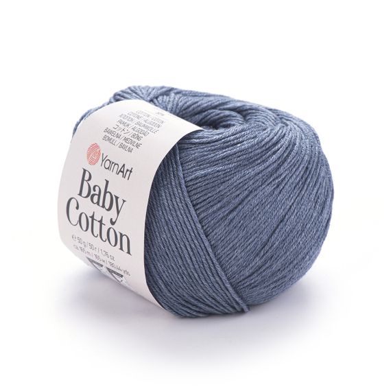 Пряжа YarnArt Baby Cotton No 453 (Ярнарт Бебі Коттон) 50 г / 165 м напівбавовна для дитячих речей та іграшок амігурумі