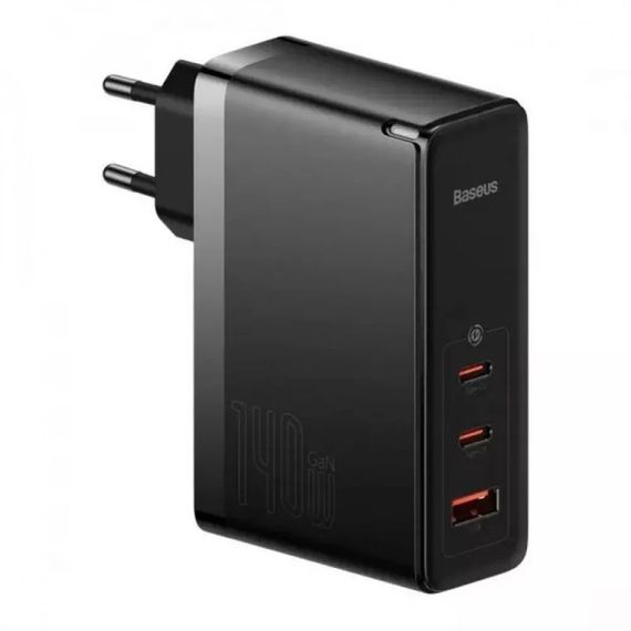 Зарядне пристрій Baseus GaN5 PRO 140W+Кабель Type-C to Type-C 240W CCGP1002 чорний (33078-01_2582) | Зображення 3