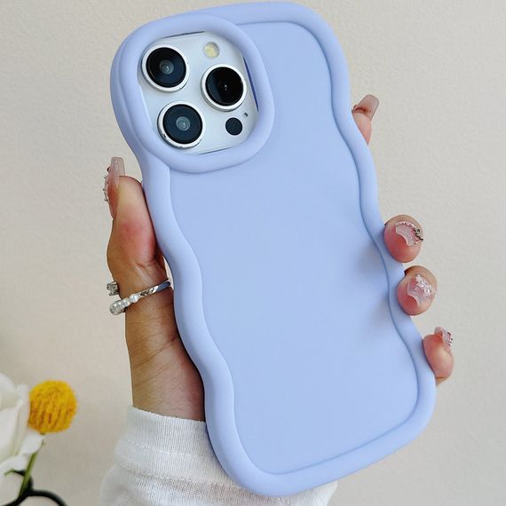 Чохол TPU Ripple для Apple iPhone 14 Pro Max (6.7") Lilac Blue | Зображення 2
